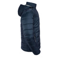 French Navy - Side - Russell Mens Nano Hooded Padded Jacket