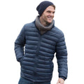 Navy - Back - Result Urban Mens Ice Bird Padded Jacket