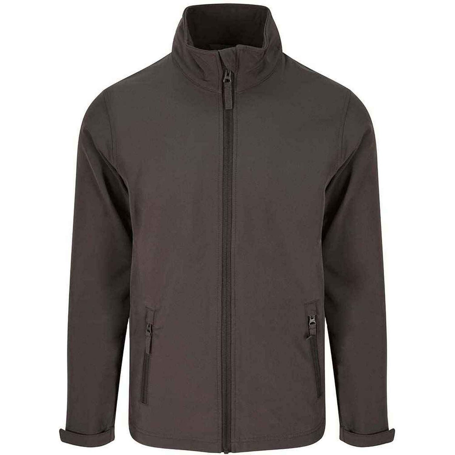 Charcoal - Front - PRO RTX Mens Double Layered Soft Shell Jacket