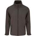 Charcoal - Front - PRO RTX Mens Double Layered Soft Shell Jacket