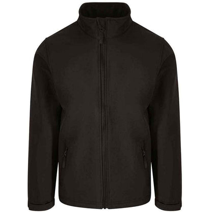 Black - Front - PRO RTX Mens Double Layered Soft Shell Jacket