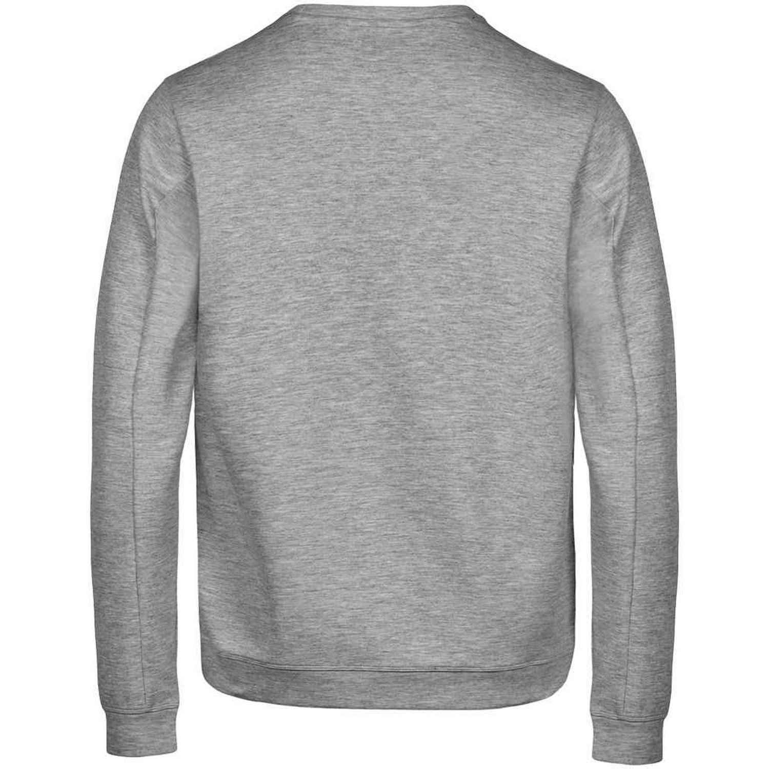 Heather Grey - Back - Tee Jays Mens Athletic Crew Neck Sweatshirt