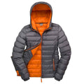 Grey-Orange - Front - Result Urban Womens-Ladies Snow Bird Padded Jacket