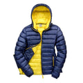 Navy-Yellow - Front - Result Urban Womens-Ladies Snow Bird Padded Jacket