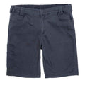 Navy - Front - WORK-GUARD by Result Mens Chino Stretch Slim Shorts