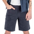 Navy - Side - WORK-GUARD by Result Mens Chino Stretch Slim Shorts