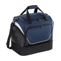 French Navy-Black-White - Front - Quadra Pro Team Hardbase 40L Holdall