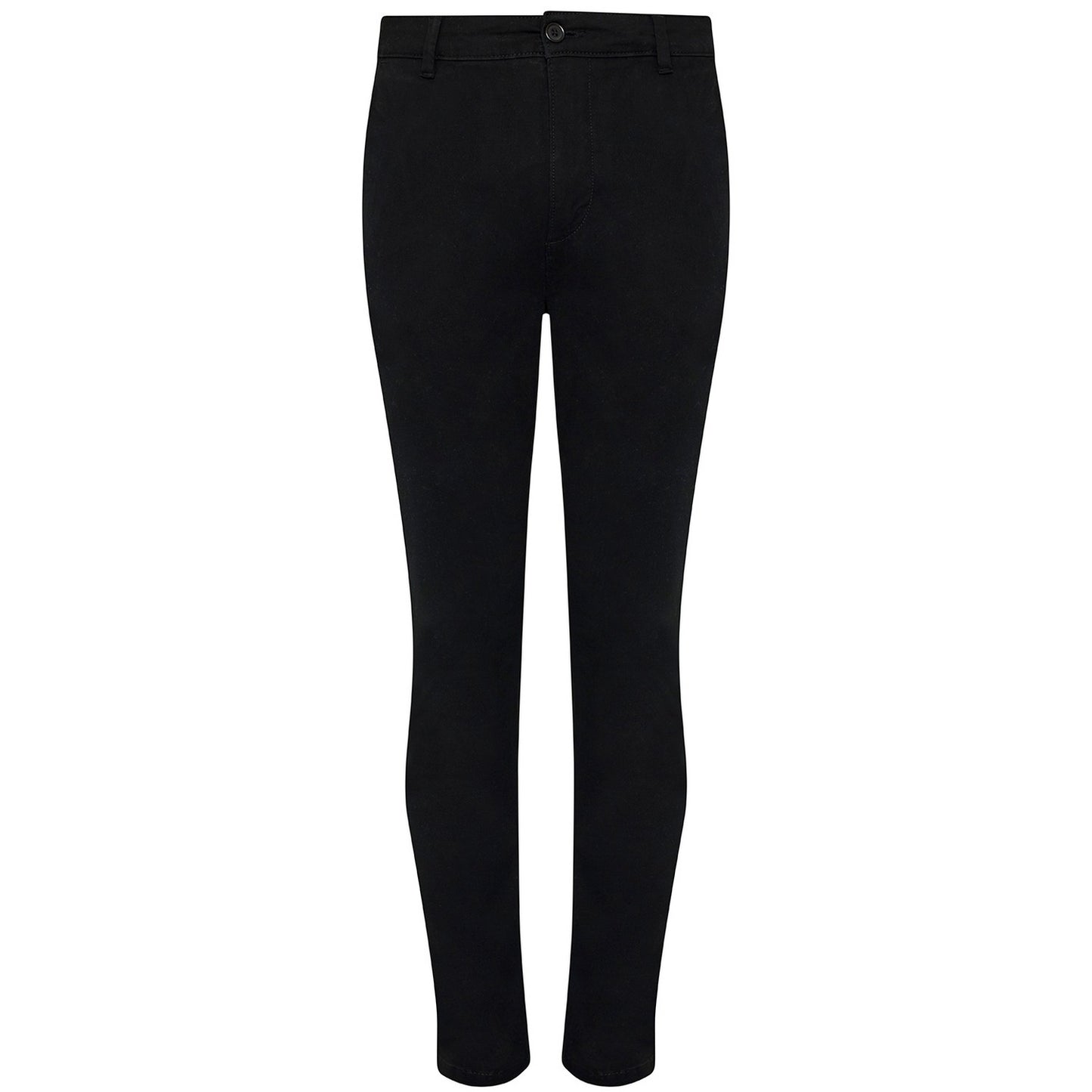 Black - Front - So Denim Mens Adam Slim Chinos