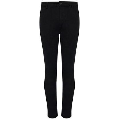 Black - Front - So Denim Mens Adam Slim Chinos
