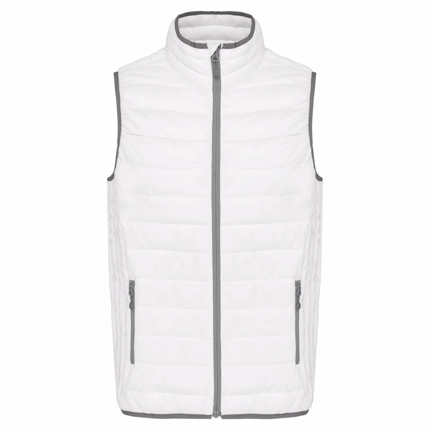 White - Front - Kariban Mens Padded Body Warmer