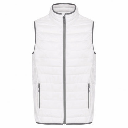 White - Front - Kariban Mens Padded Body Warmer