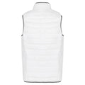 White - Back - Kariban Mens Padded Body Warmer