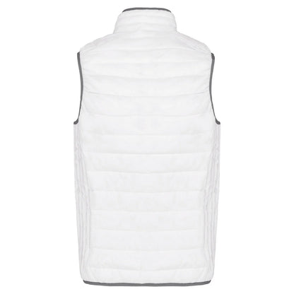 White - Back - Kariban Mens Padded Body Warmer