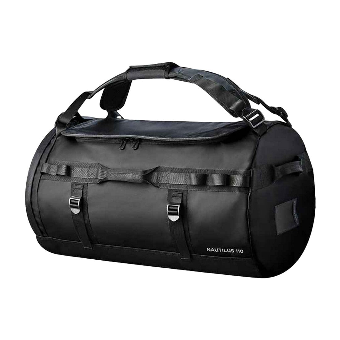 Black - Front - Stormtech Nautilus 110 Waterproof Duffle Bag