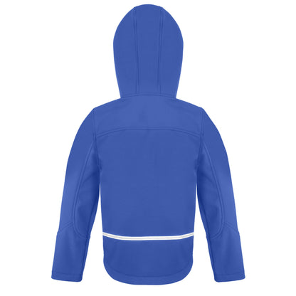 Royal Blue-Navy - Back - Result Core Childrens-Kids TX Performance Hooded Soft Shell Jacket
