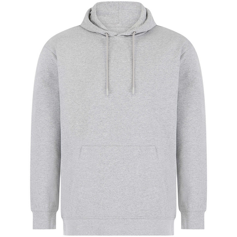 Heather Grey - Front - SF Unisex Adult Sustainable Fashion Hoodie
