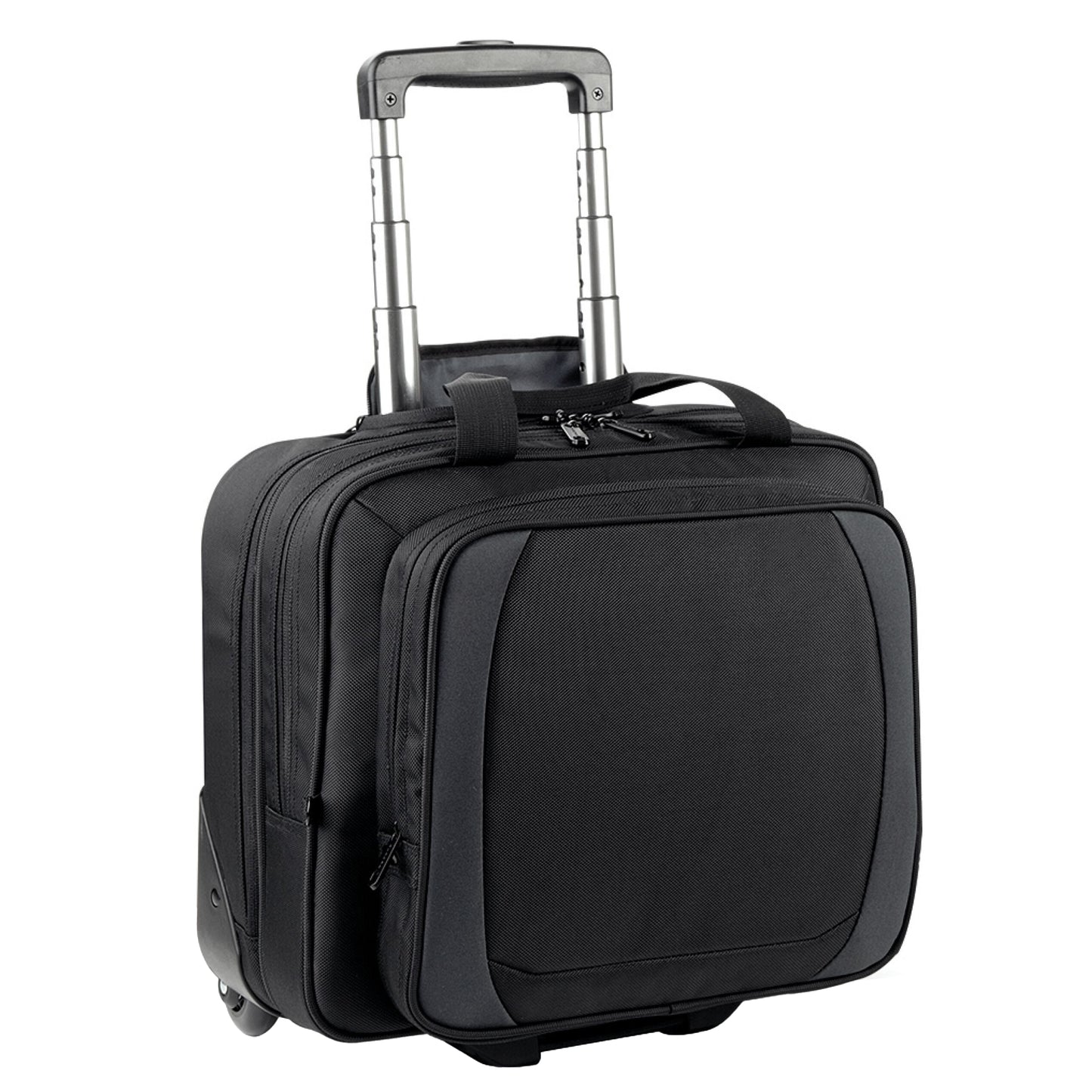 Black-Graphite - Front - Quadra Tungsten Trolley Bag