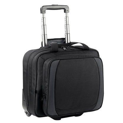 Black-Graphite - Front - Quadra Tungsten Trolley Bag