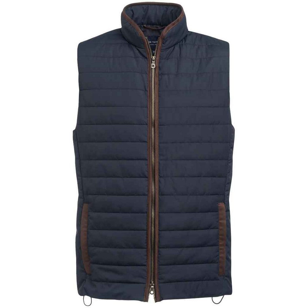 Navy - Front - Brook Taverner Unisex Adult Tampa Gilet