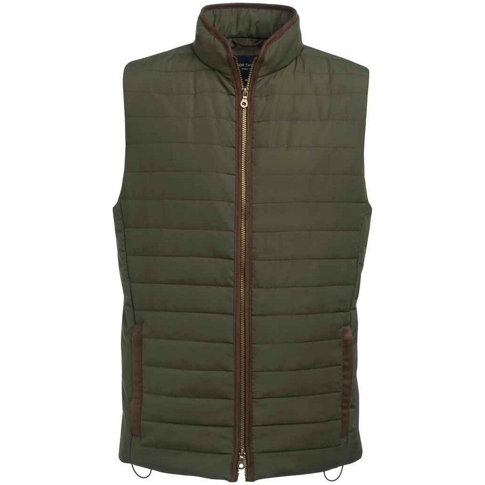 Olive - Front - Brook Taverner Unisex Adult Tampa Gilet