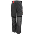 Grey-Black - Front - WORK-GUARD by Result Unisex Adult Technical Work Trousers