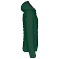 Forest Green - Side - Kariban Mens Lightweight Hooded Padded Jacket