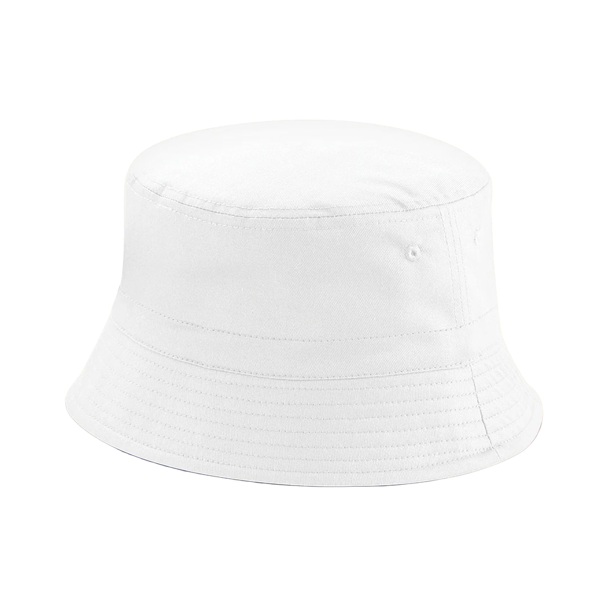 French Navy-White - Back - Beechfield Reversible Bucket Hat