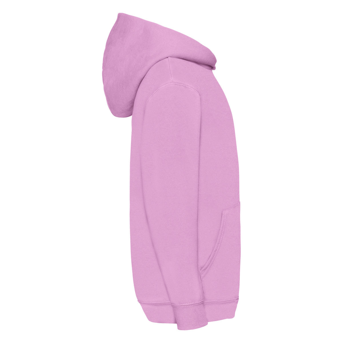 Light Pink - Side - Fruit Of The Loom Childrens-Kids Classic Hooded Sweatshirt