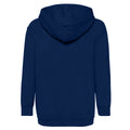 Navy - Back - Fruit of the Loom Childrens-Kids Classic Hooded Sweatshirt