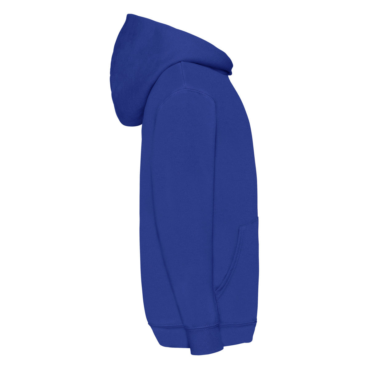 Royal Blue - Side - Fruit Of The Loom Childrens-Kids Classic Hooded Sweatshirt