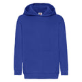 Royal Blue - Front - Fruit of the Loom Childrens-Kids Classic Hooded Sweatshirt