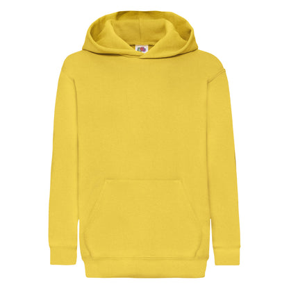 Sunflower - Front - Fruit Of The Loom Childrens-Kids Classic Hooded Sweatshirt