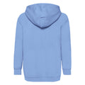 Sky Blue - Back - Fruit of the Loom Childrens-Kids Classic Hooded Sweatshirt