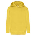 Sunflower - Front - Fruit of the Loom Childrens-Kids Classic Hooded Sweatshirt