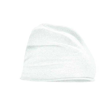 White - Back - Beechfield Jersey Beanie