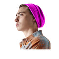 Fuchsia - Back - Beechfield Jersey Beanie