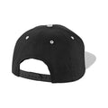 Black-Grey - Back - Beechfield Contrast 5 Panel Snapback Cap