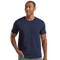 Navy - Front - Fruit of the Loom Unisex Adult Heavy Cotton T-Shirt