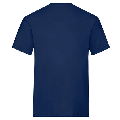 Navy - Back - Fruit Of The Loom Unisex Adult Heavy Cotton T-Shirt