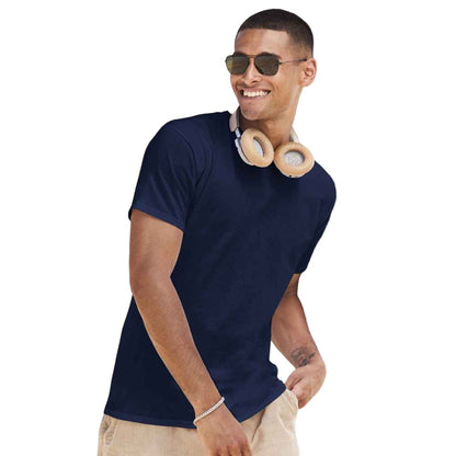 Navy - Lifestyle - Fruit Of The Loom Unisex Adult Heavy Cotton T-Shirt