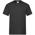 Black - Front - Fruit of the Loom Unisex Adult Heavy Cotton T-Shirt