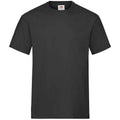 Black - Front - Fruit of the Loom Unisex Adult Heavy Cotton T-Shirt