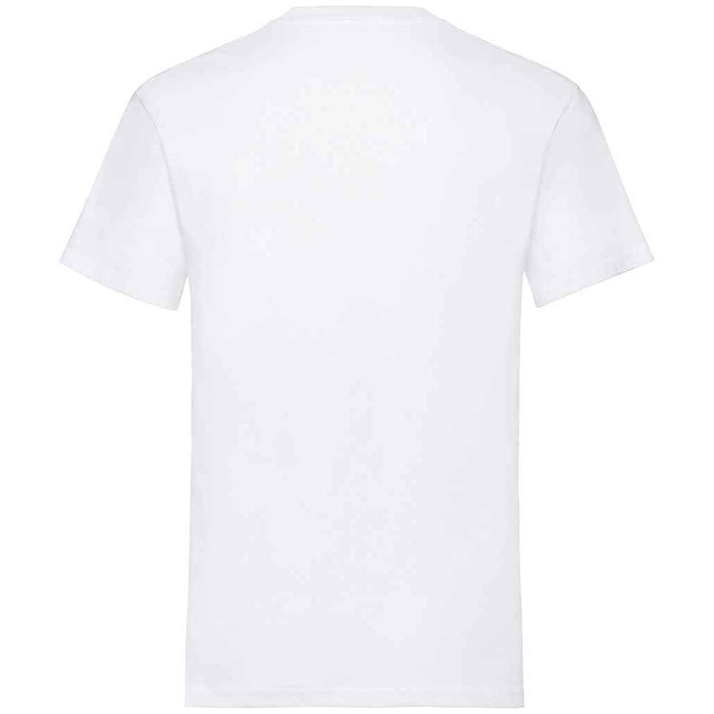 White - Back - Fruit of the Loom Unisex Adult Heavy Cotton T-Shirt