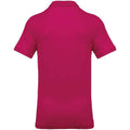 Fuchsia - Back - Kariban Mens Pique Polo Shirt
