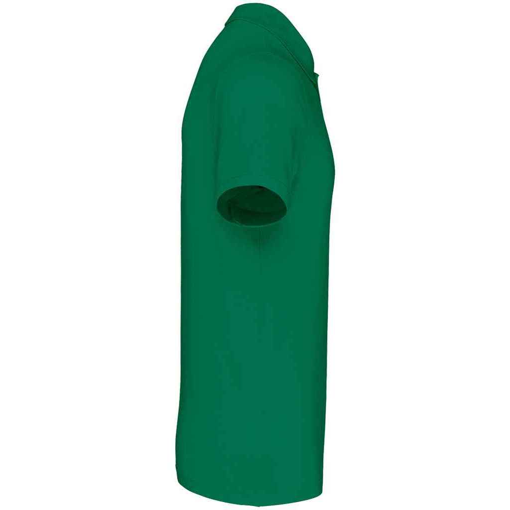 Kelly Green - Side - Kariban Mens Pique Polo Shirt