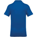 Light Royal Blue - Back - Kariban Mens Pique Polo Shirt