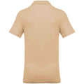 Light Sand - Back - Kariban Mens Pique Polo Shirt