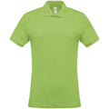 Lime Green - Front - Kariban Mens Pique Polo Shirt