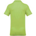 Lime Green - Back - Kariban Mens Pique Polo Shirt