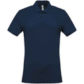 Navy - Front - Kariban Mens Pique Polo Shirt